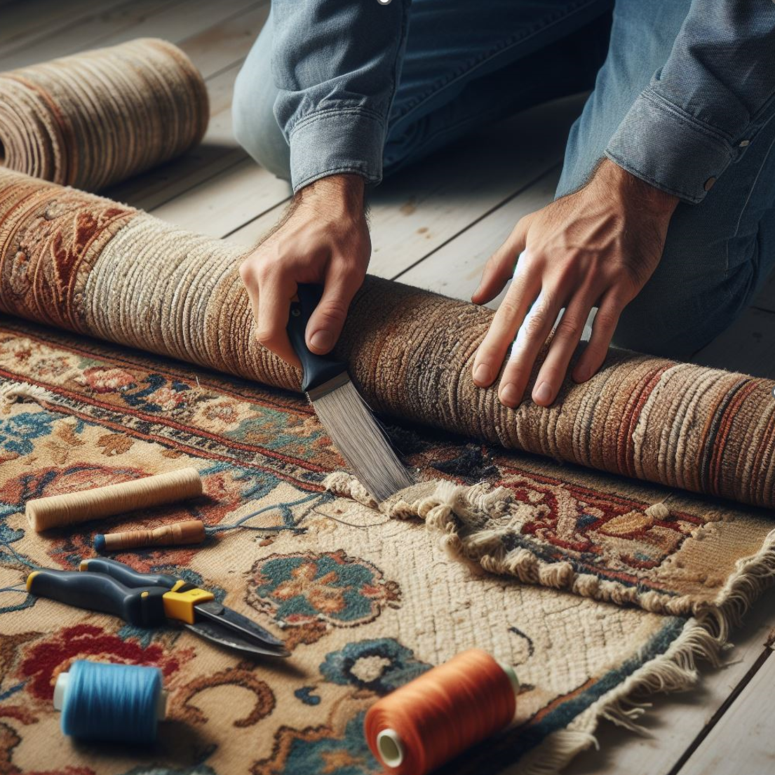 روشهای ترمیم و بازسازی فرشهای آسیبدیده